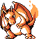Sprite de Dracaufeu dans Pokémon Rouge et Bleu
